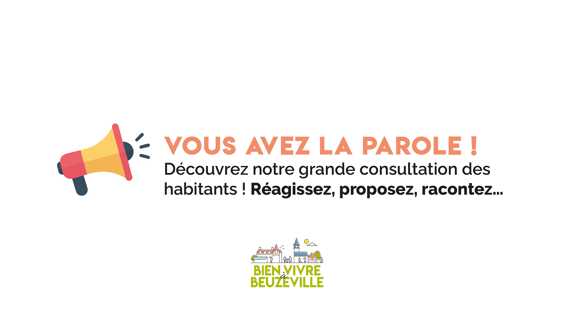 Lancement de notre grande consultation